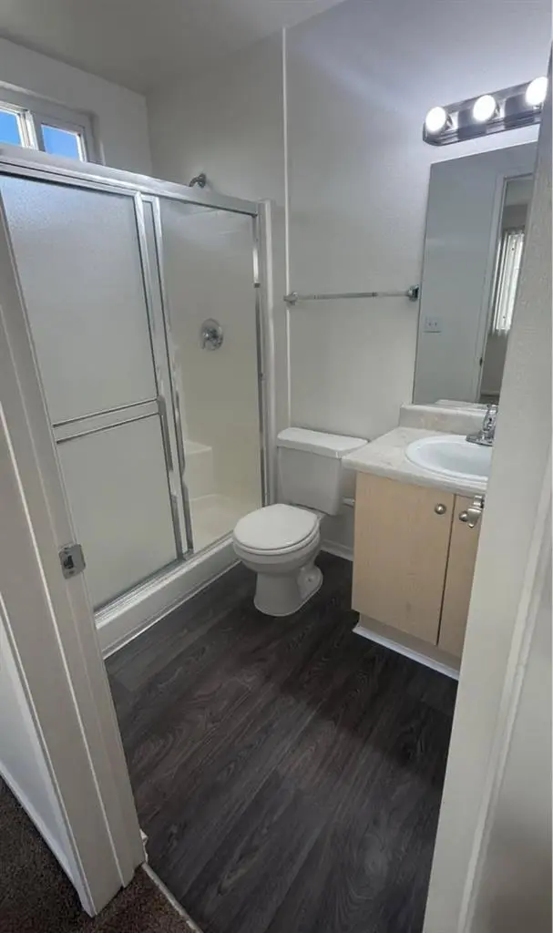 Master bedroom with bathroom