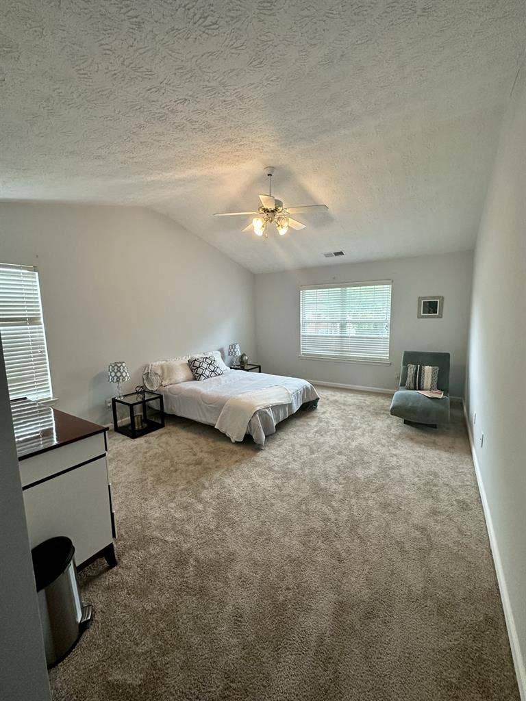 Master bedroom/bath with office