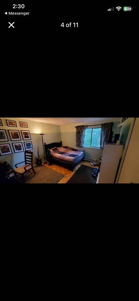 1 bed 1 bath Master bedroom Roomate