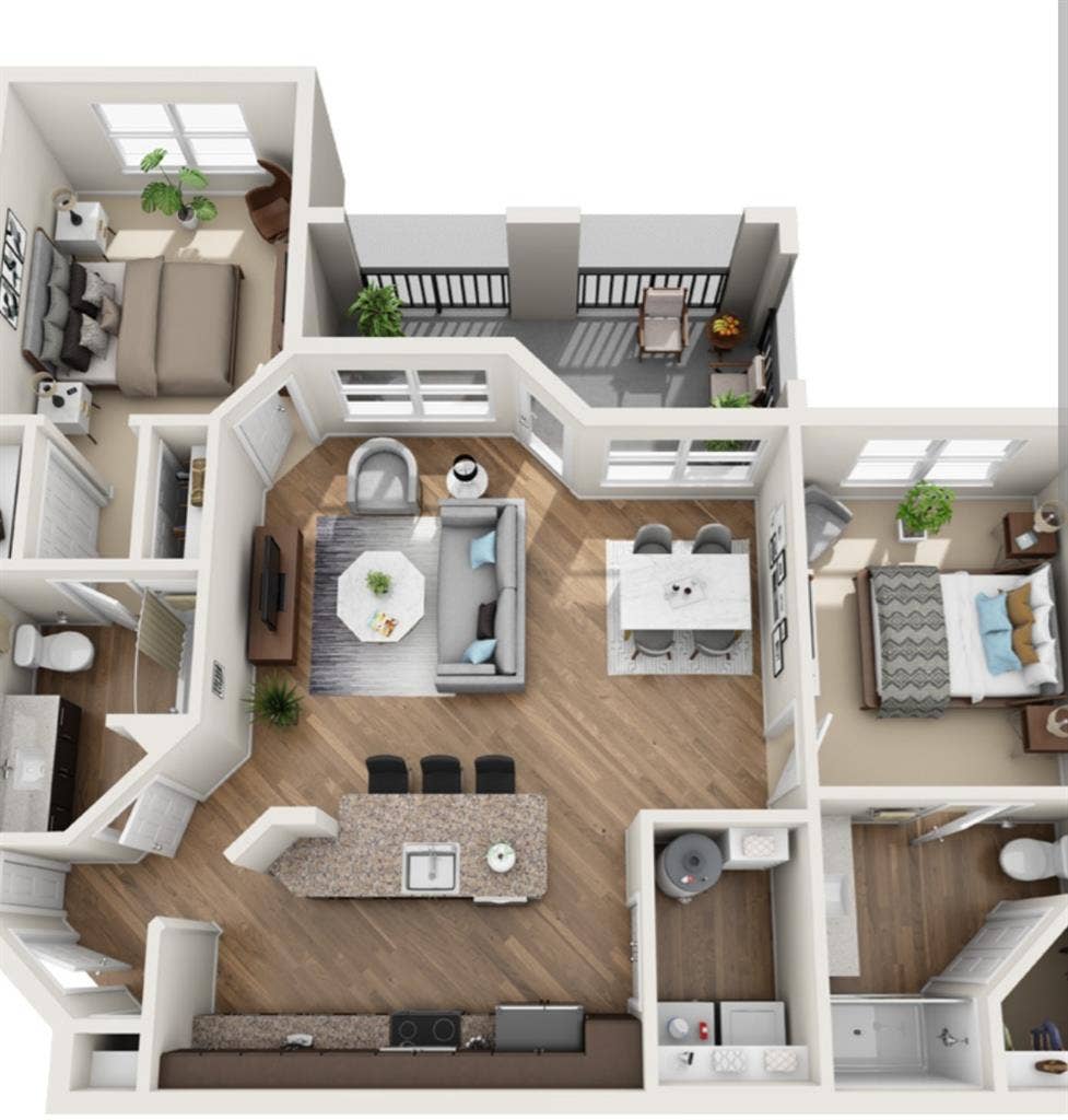 Fantastic view from your bedroom
