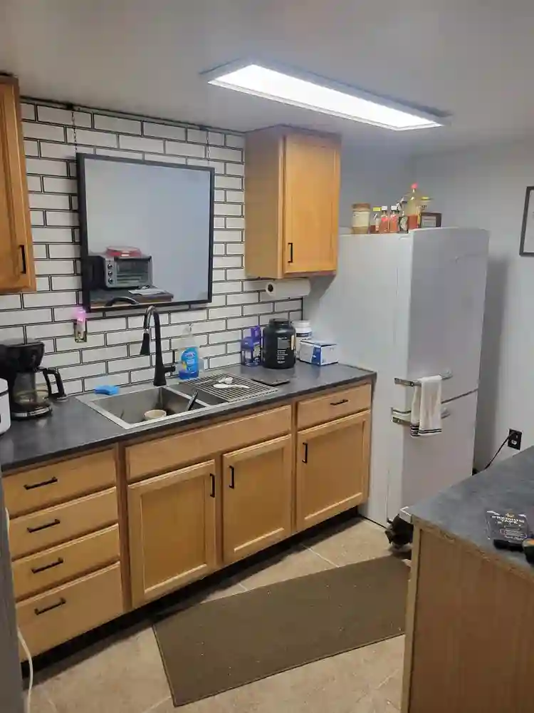 Huge bedroom in basement share