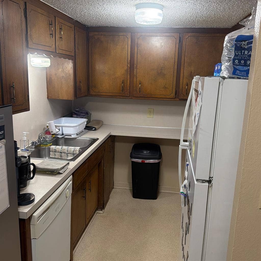 Room and shared living space.