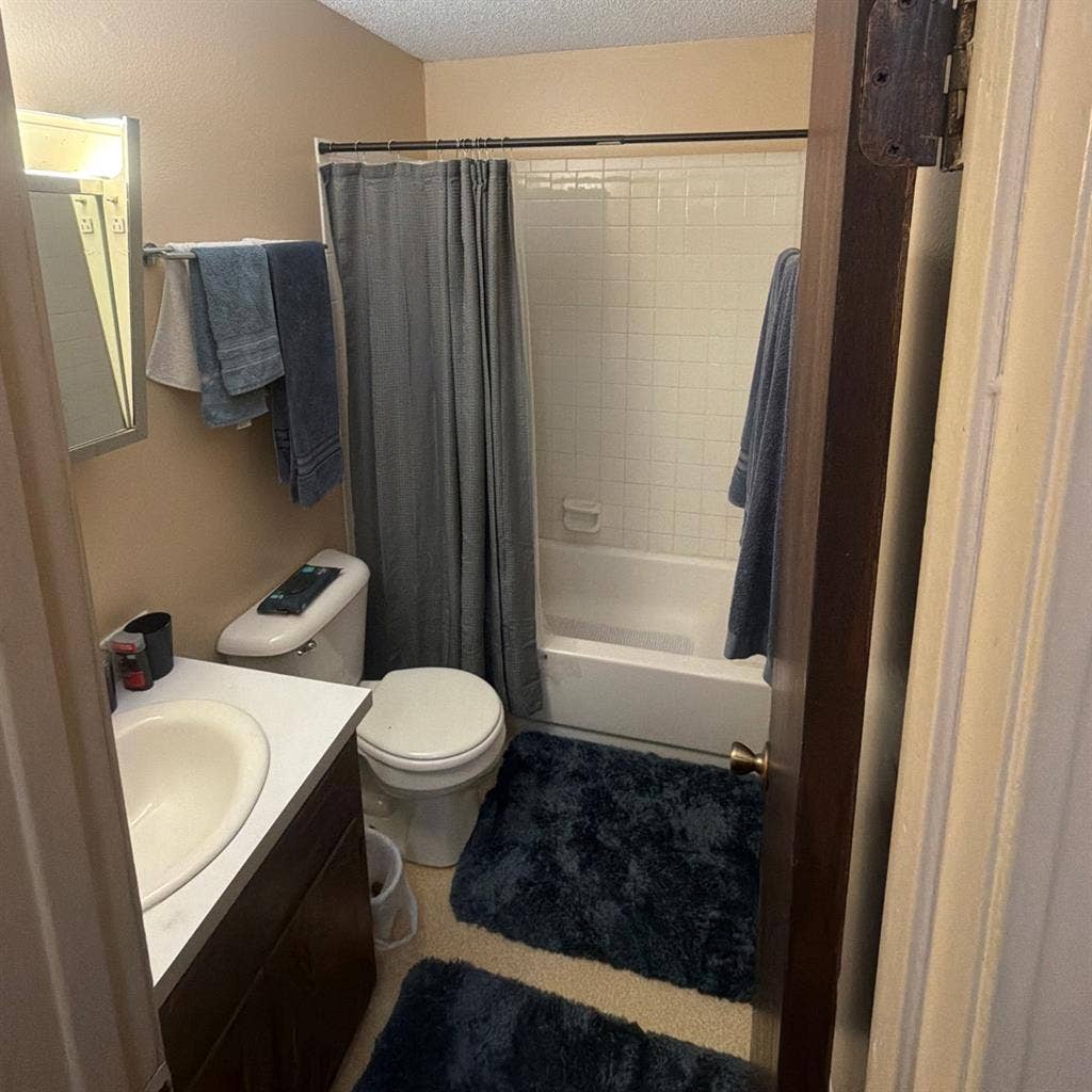 Room and shared living space.