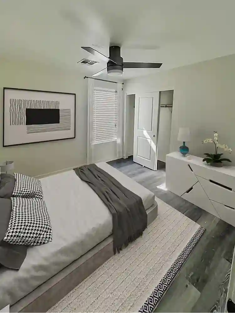 Spacious room with serenity