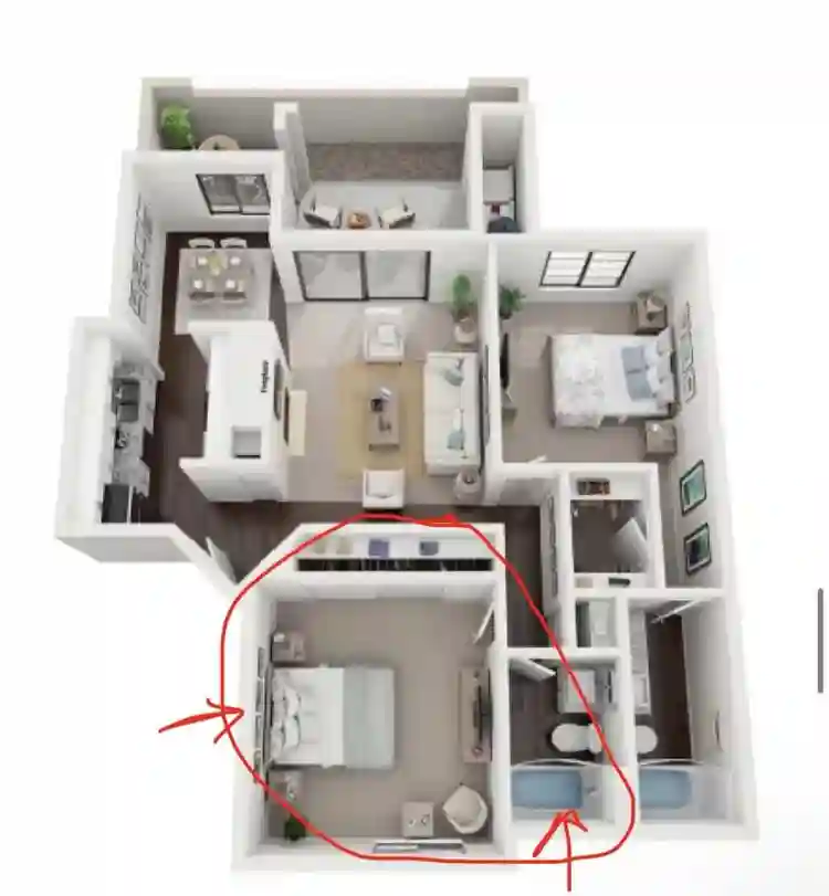 Private room and bathroom for rent