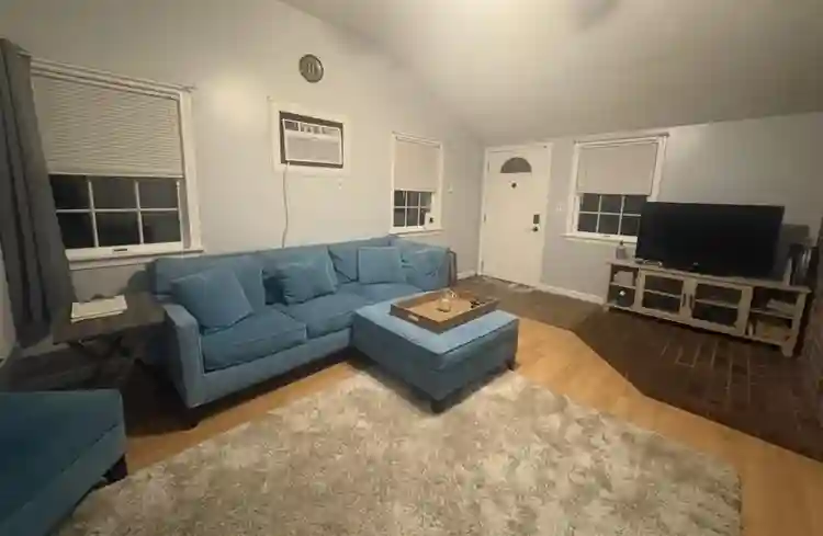 Master bedroom in peaceful home