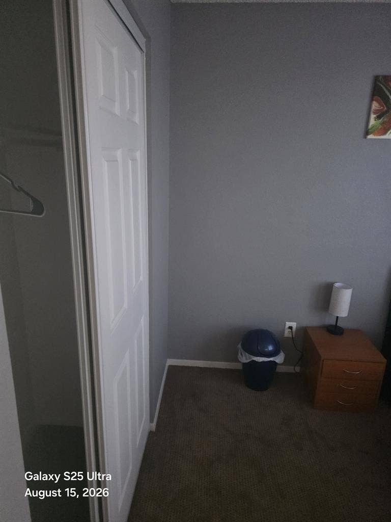 A furnished room.