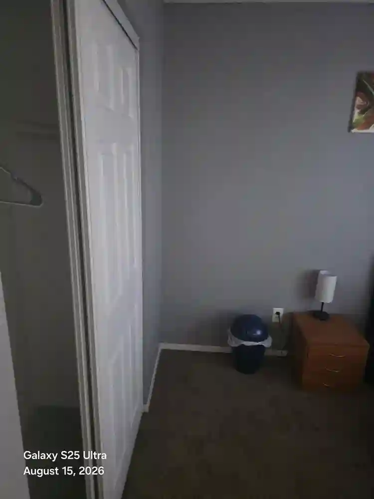 A furnished room.