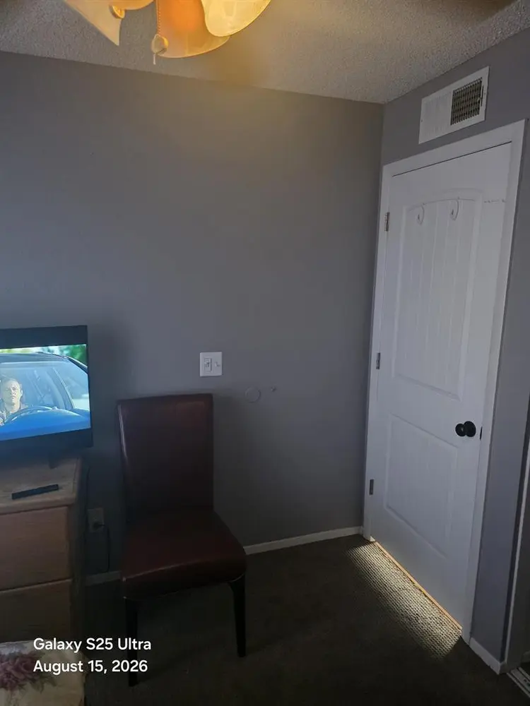 A furnished room.