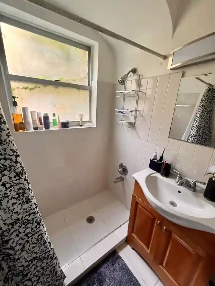 Private room with bathroom.