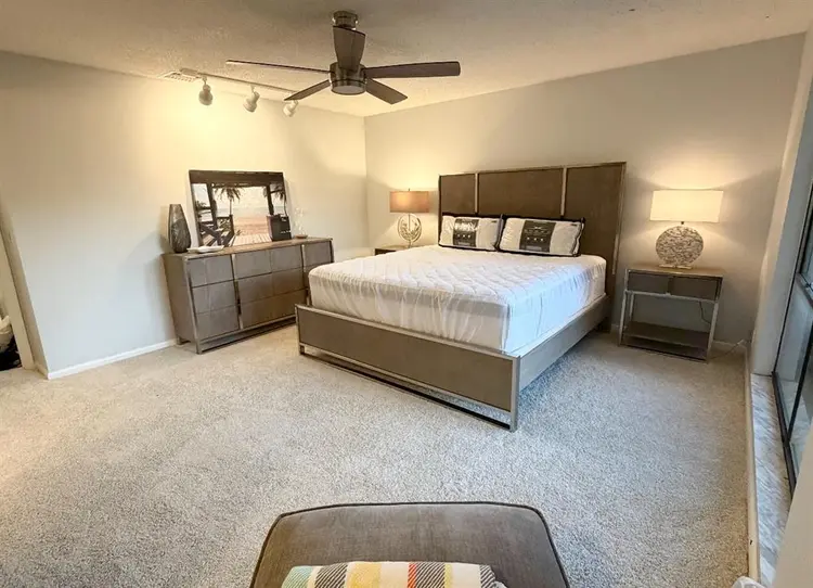 Master bedroom and walk-in closet