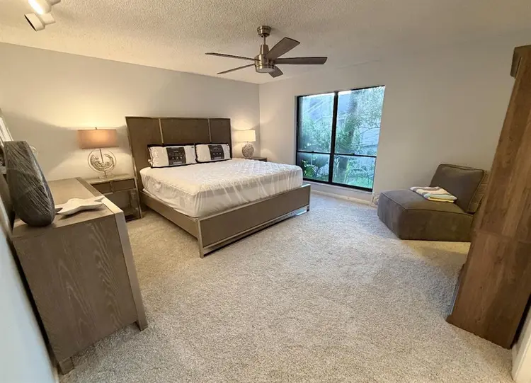 Master bedroom and walk-in closet