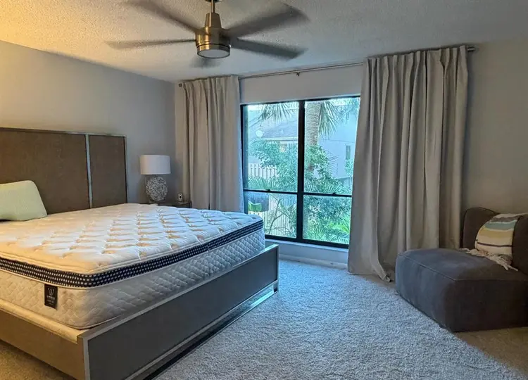Master bedroom and walk-in closet