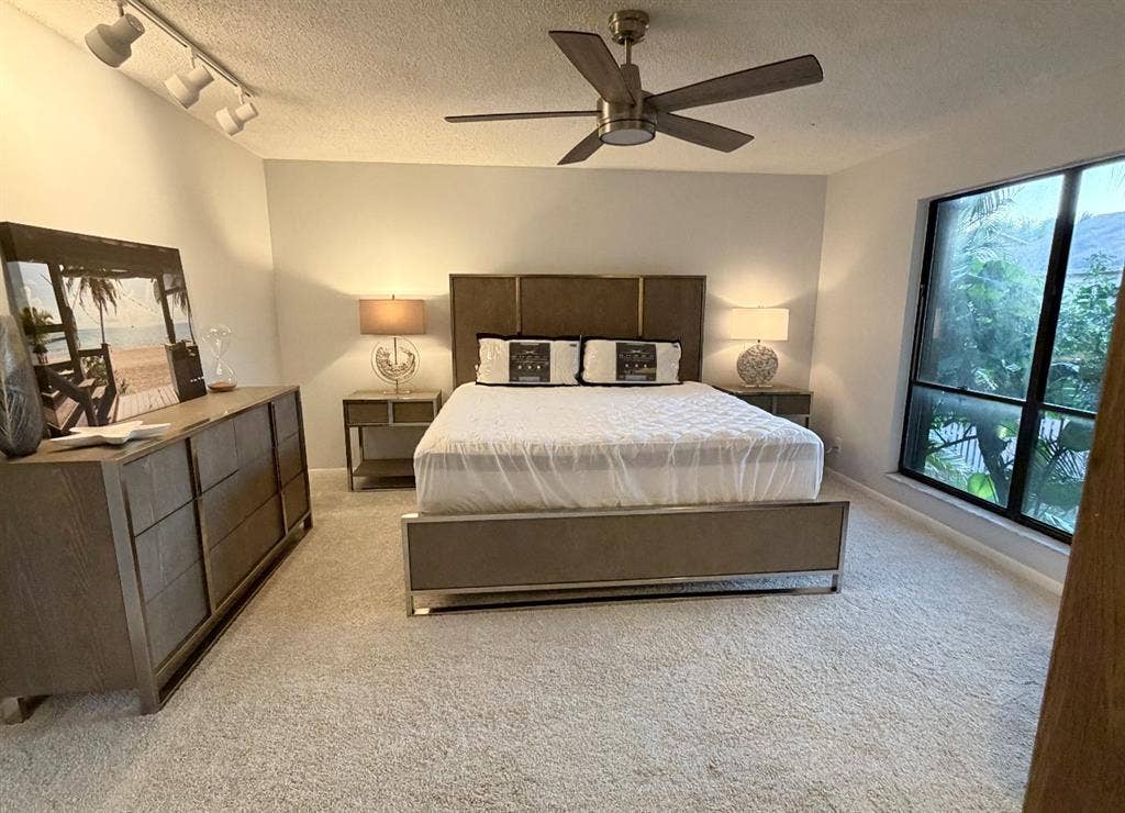 Master bedroom and walk-in closet
