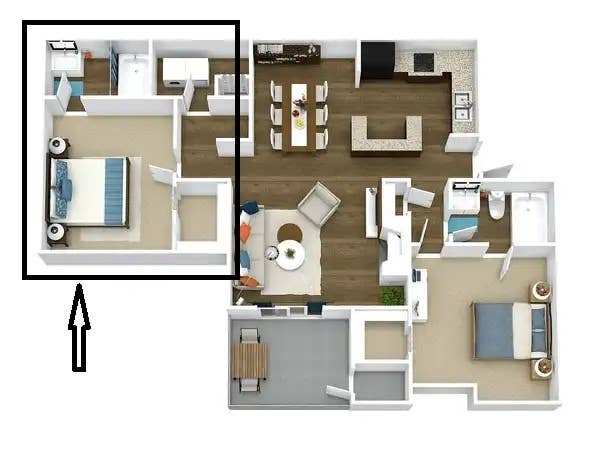 Shared Apartment in Kennesaw.