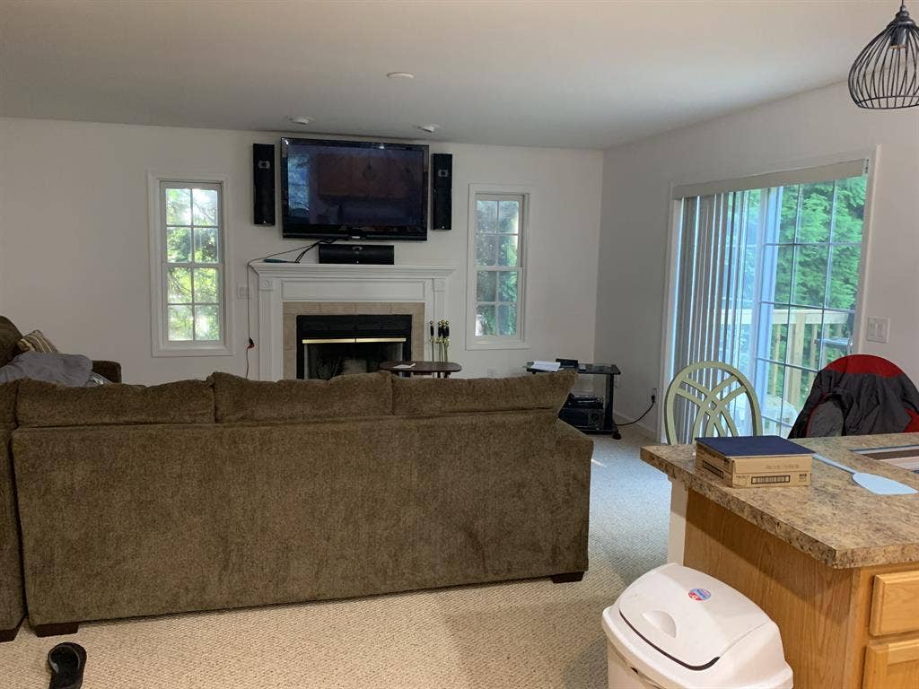 Private Bedroom & Bath, Kitchen