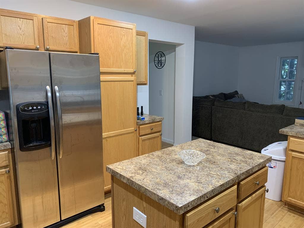 Private Bedroom & Bath, Kitchen