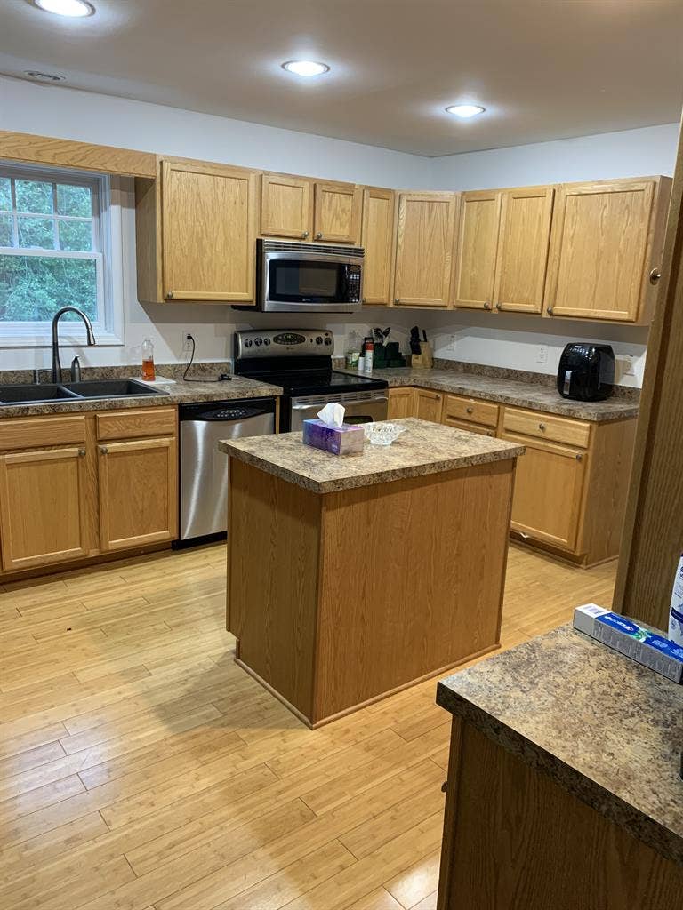 Private Bedroom & Bath, Kitchen