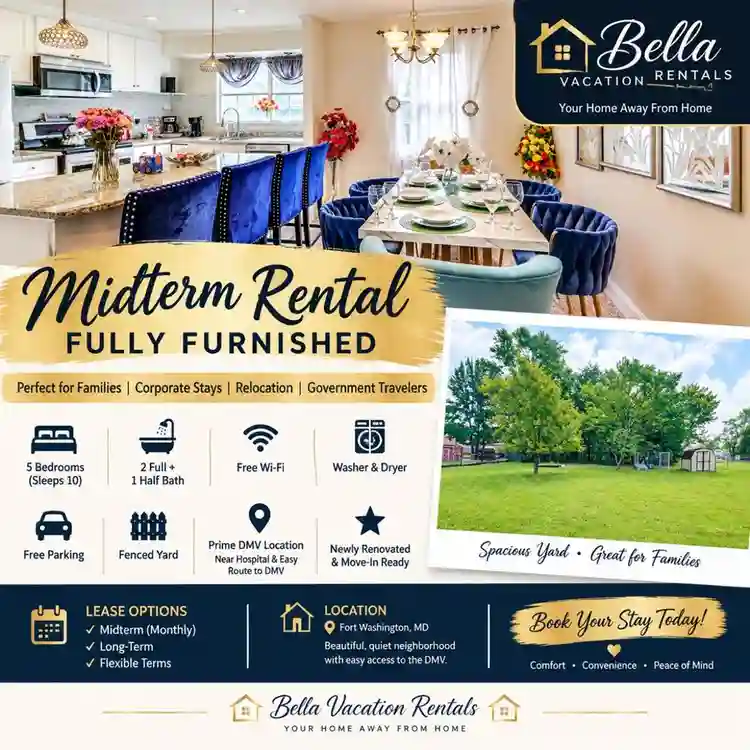 Fully Furnished Mid-term rental