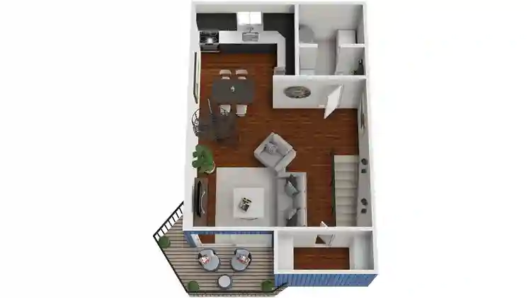 2 Private Living Areas - 1 Home