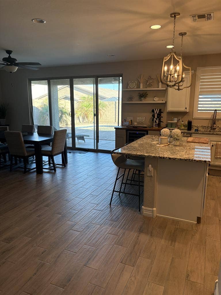 Room and Bath on separate floor