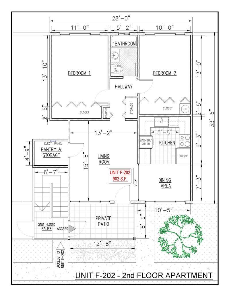 2-bed 1-bath - 7 min walk to Strip
