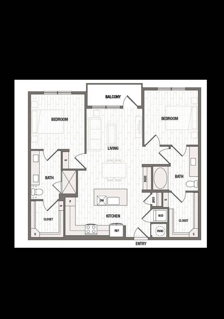 Large Bedroom with Walk In Closet