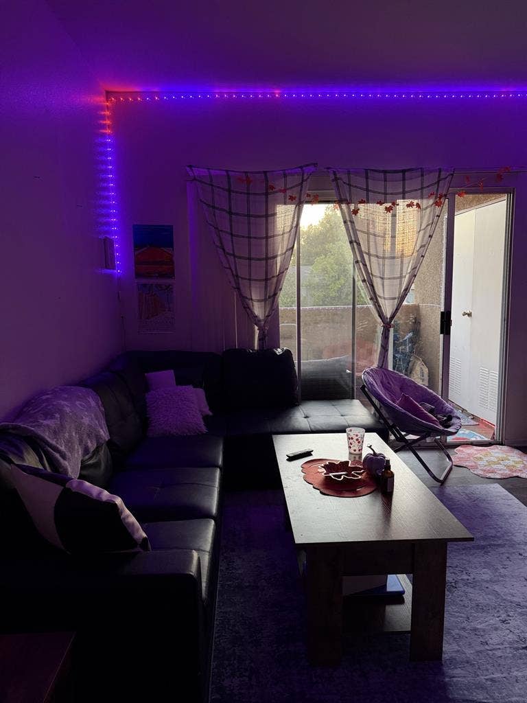 Bed & Bathroom available