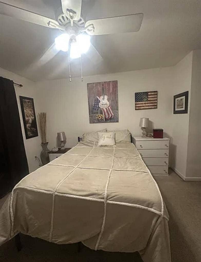 One bedroom and one full bathroom