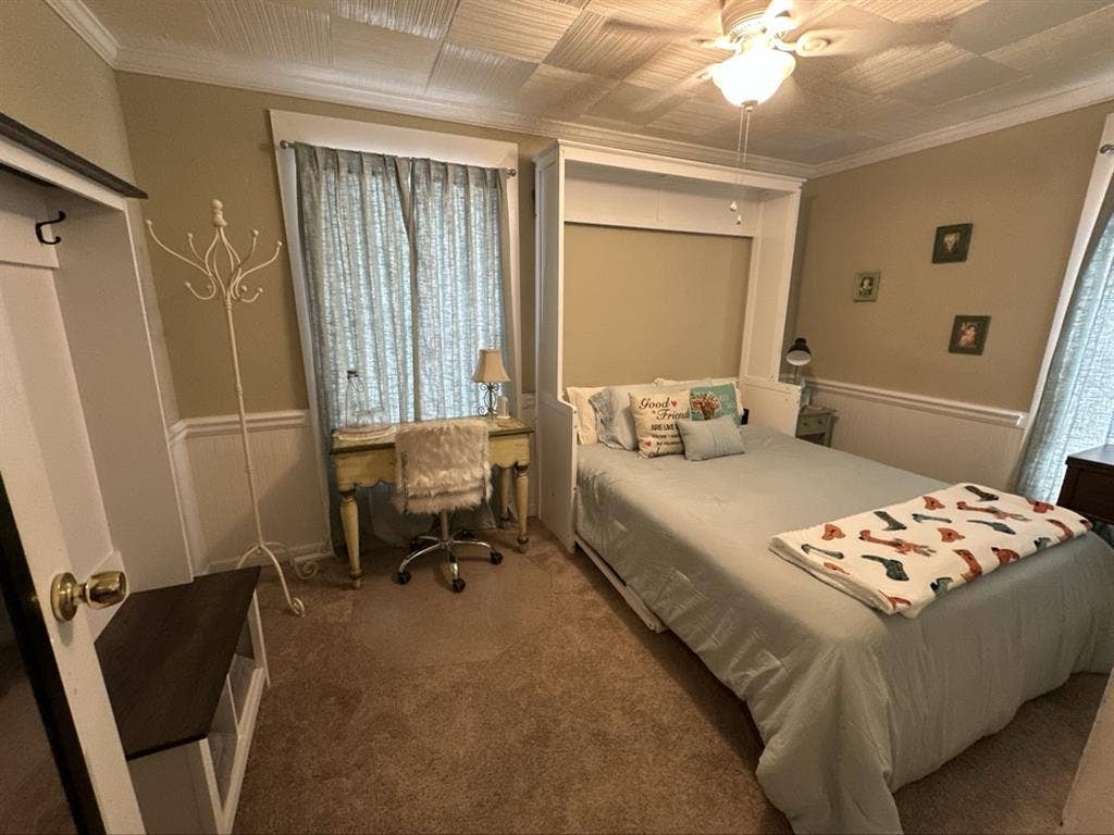 Comfy room in often empty home