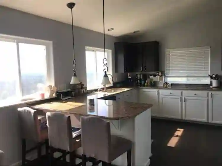 Private bedroom in large Tri-level