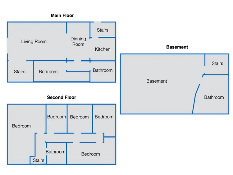 Great Room with Shared Common Areas