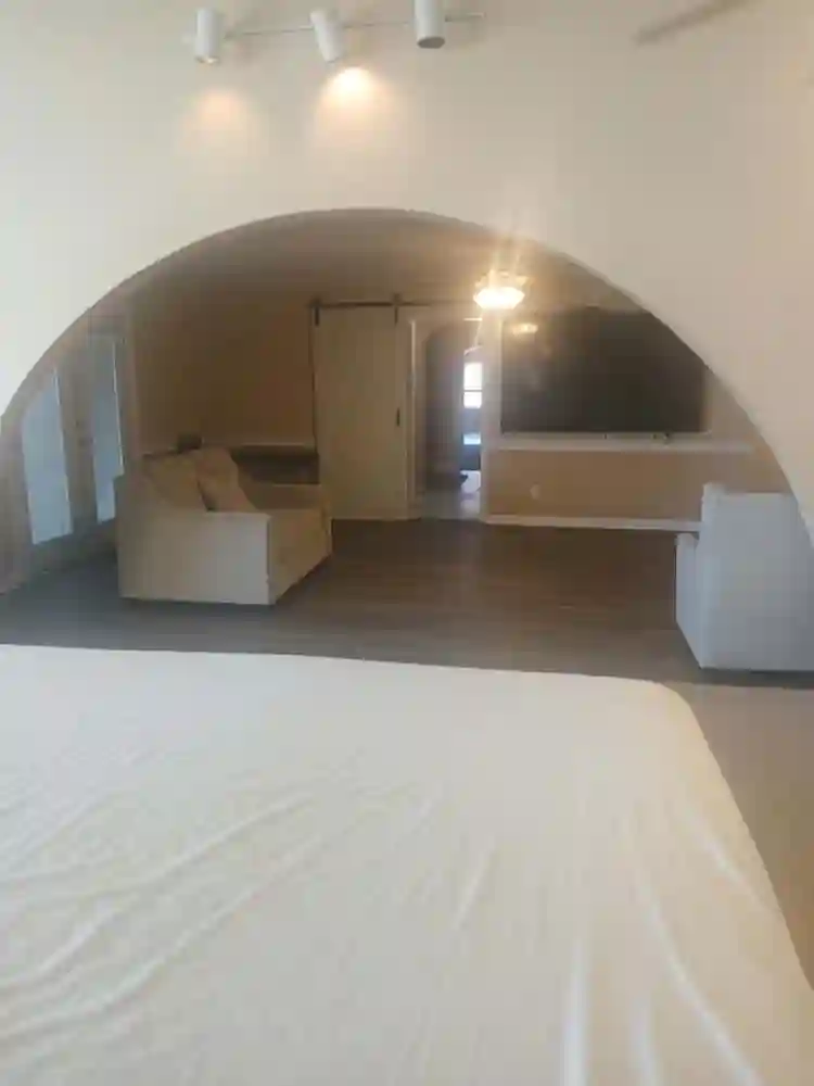 Private master suite on lake