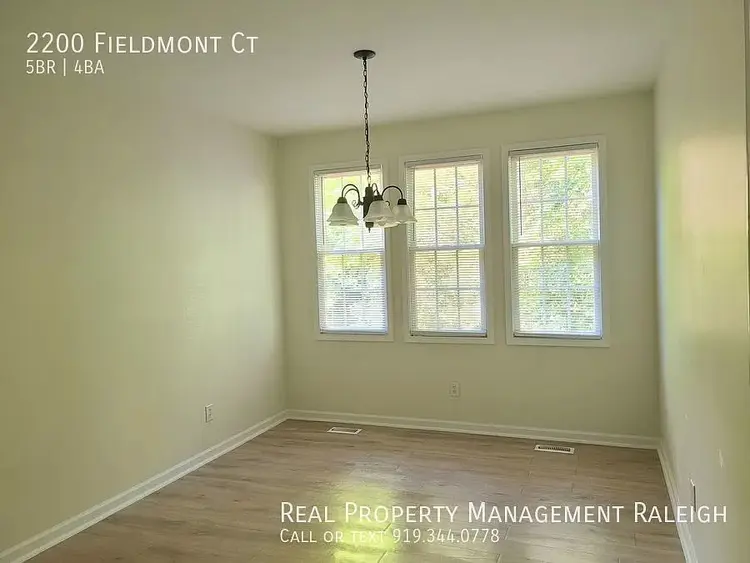 4 BR in Raleigh