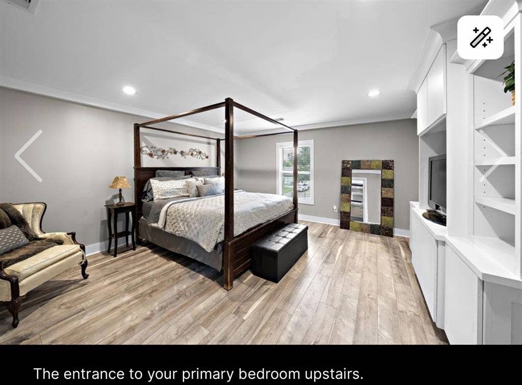 Master or guest bedroom available