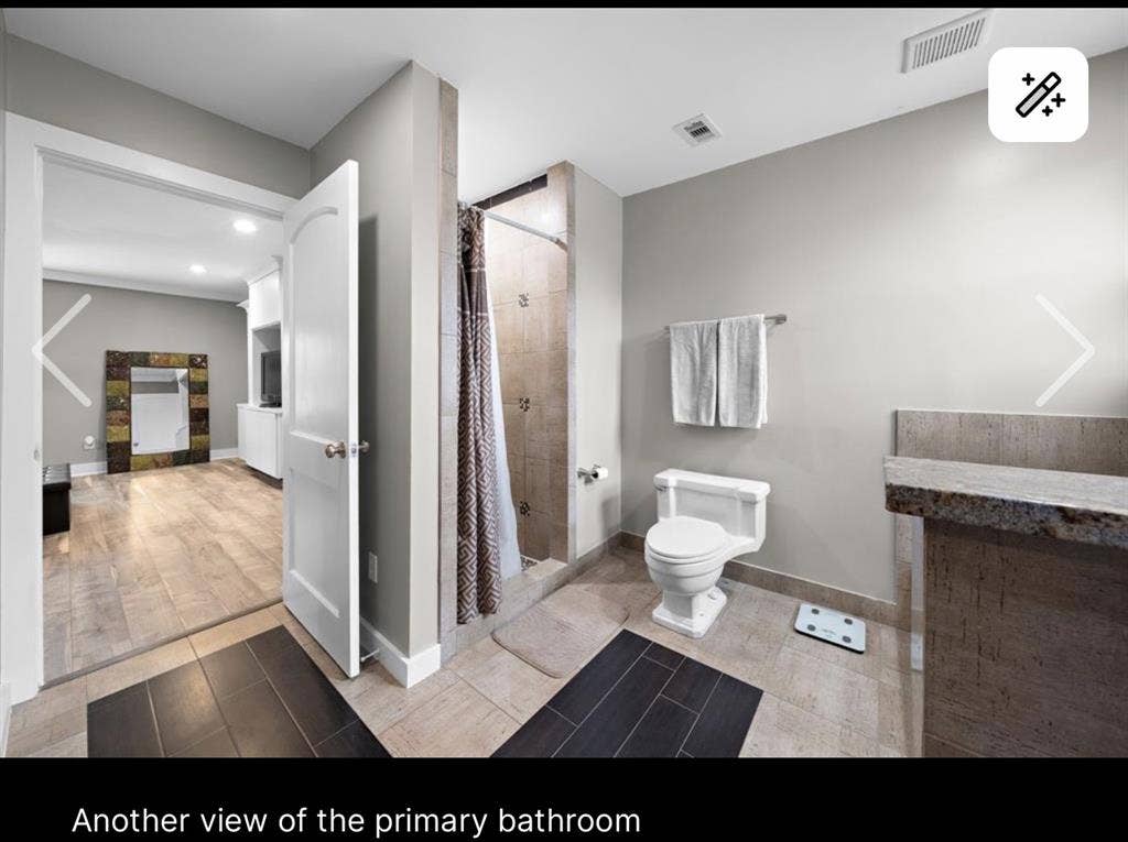 Master or guest bedroom available