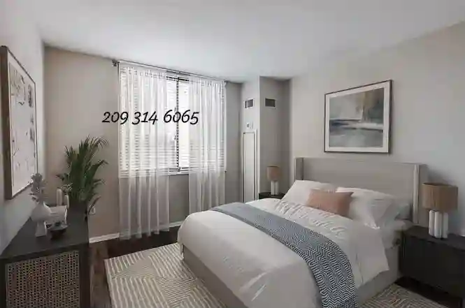 This 1-BR is fully furnished