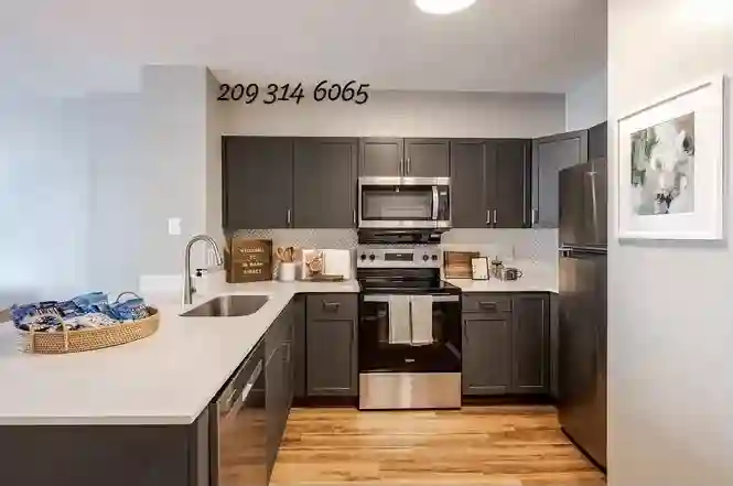 This 1-BR is fully furnished