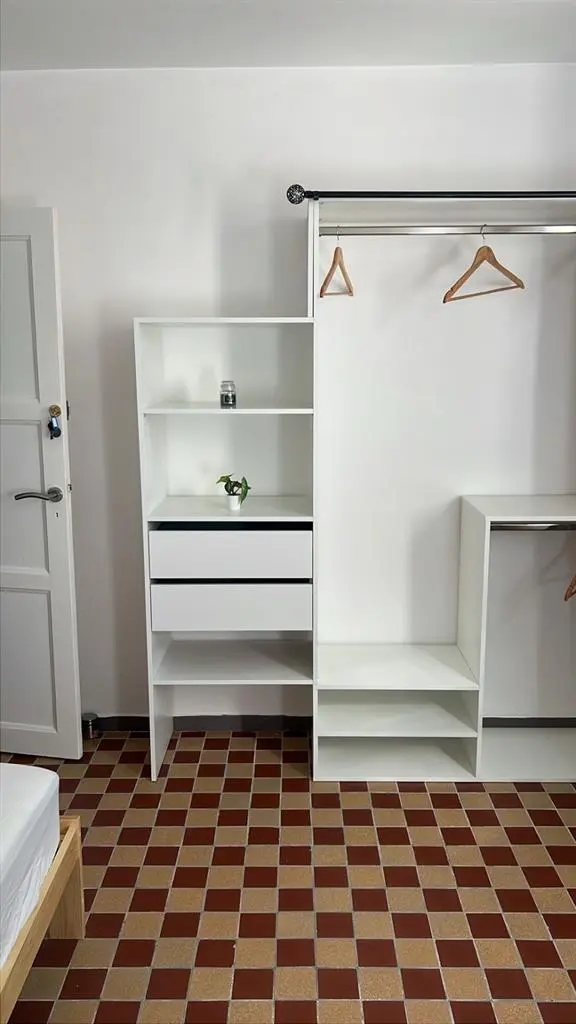 Colocation féminine, chambres