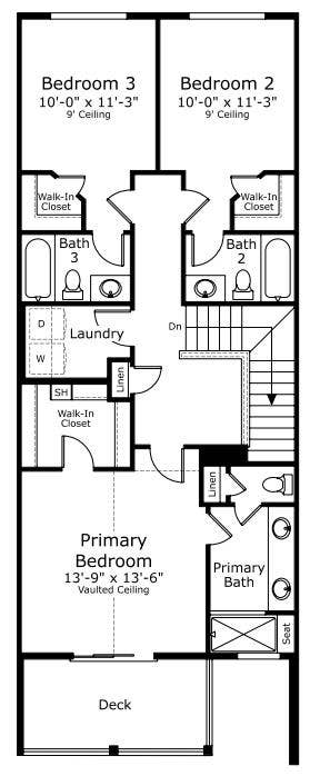 Primary Suite w/ Private Bath $1450
