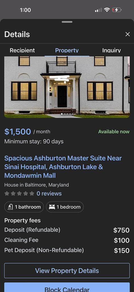 Rooms with private bathrooms