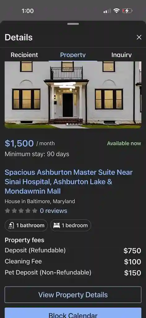 Rooms with private bathrooms