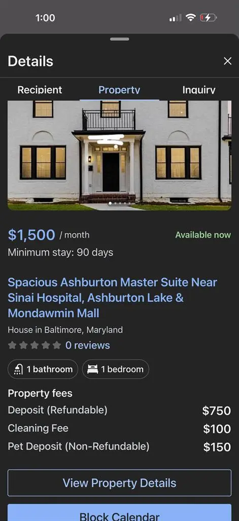 Rooms with private bathrooms