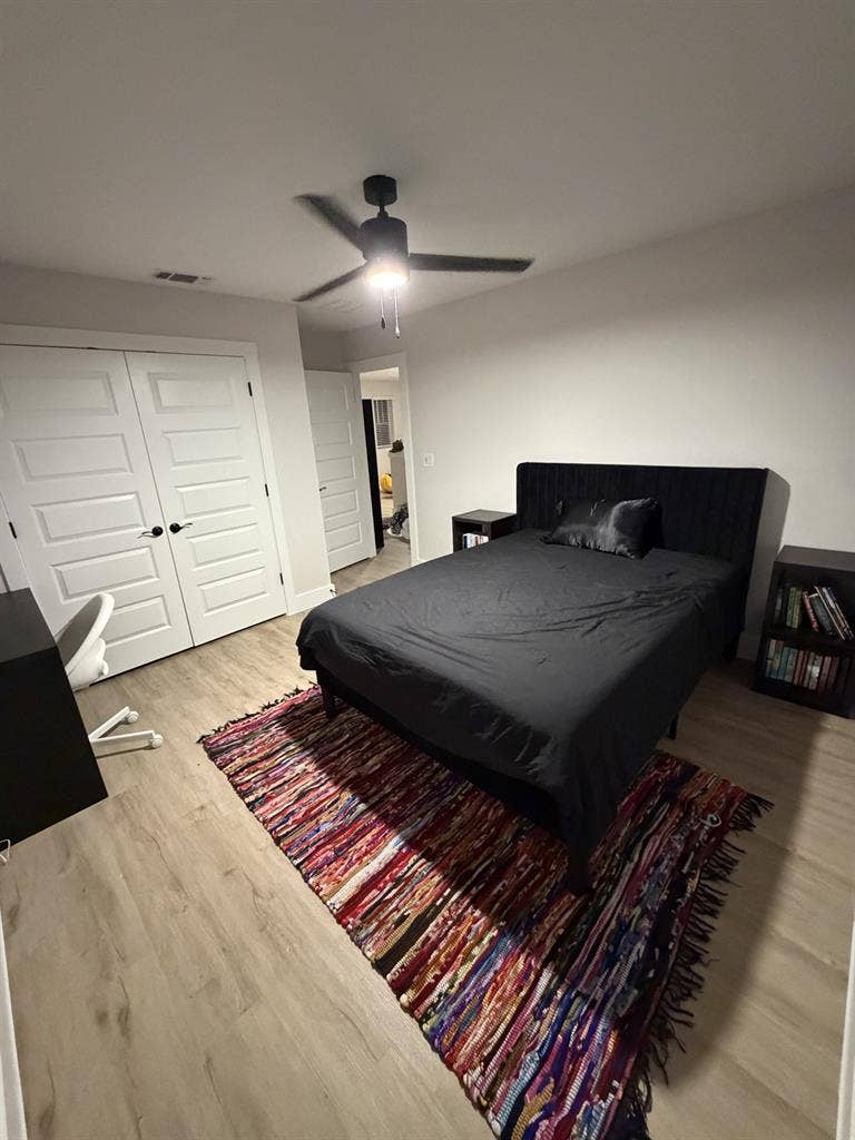 Fully furnished bedroom and bath