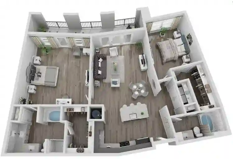 2-Bed, 2-Bath Apt in Raleigh, NC