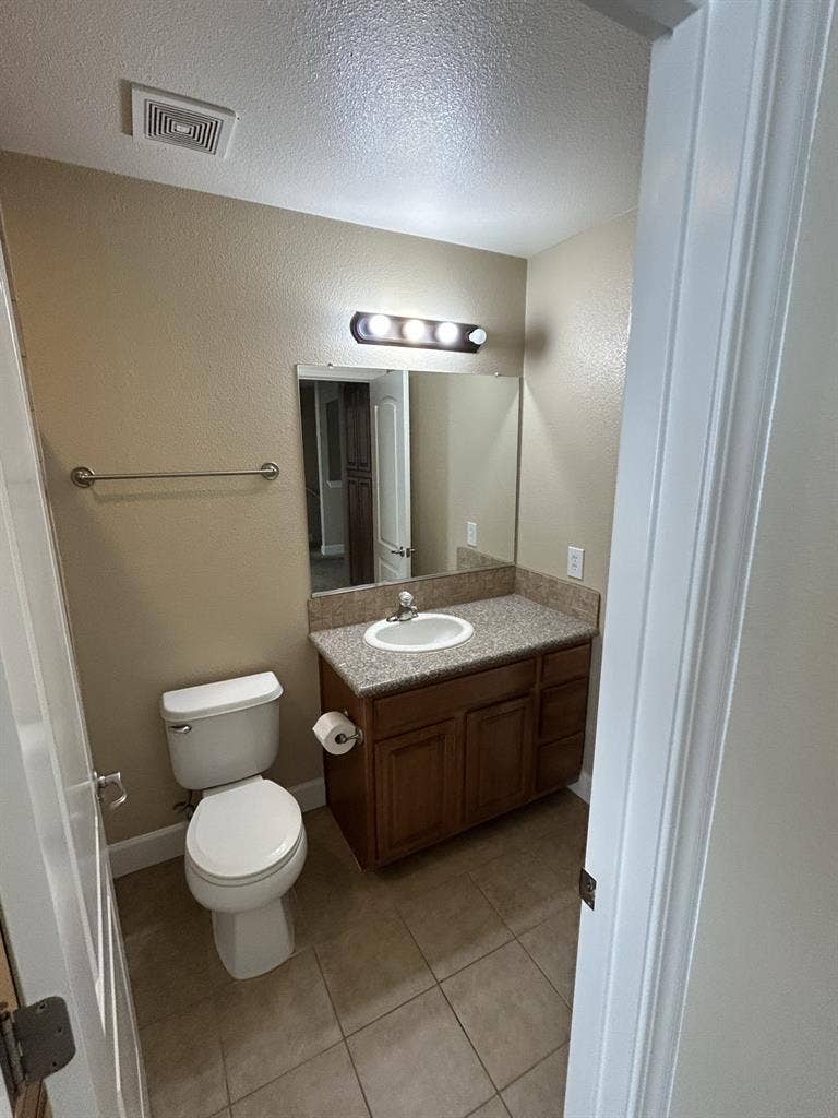 Master Bedroom and bath + garage