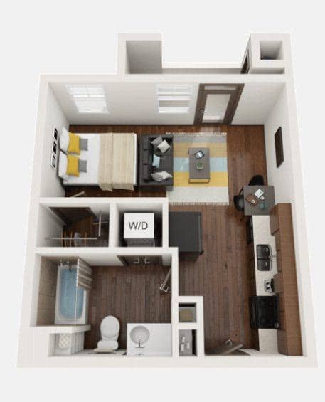Furnished Studio (in-unit W/D)