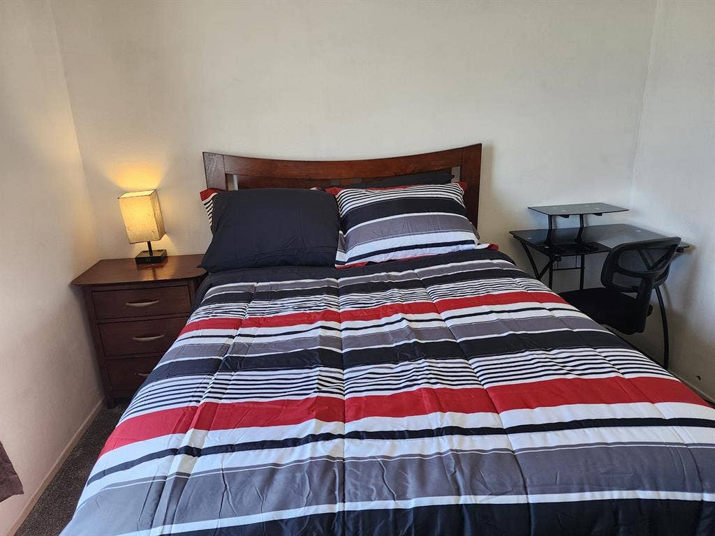 Furnished bedroom month to month!