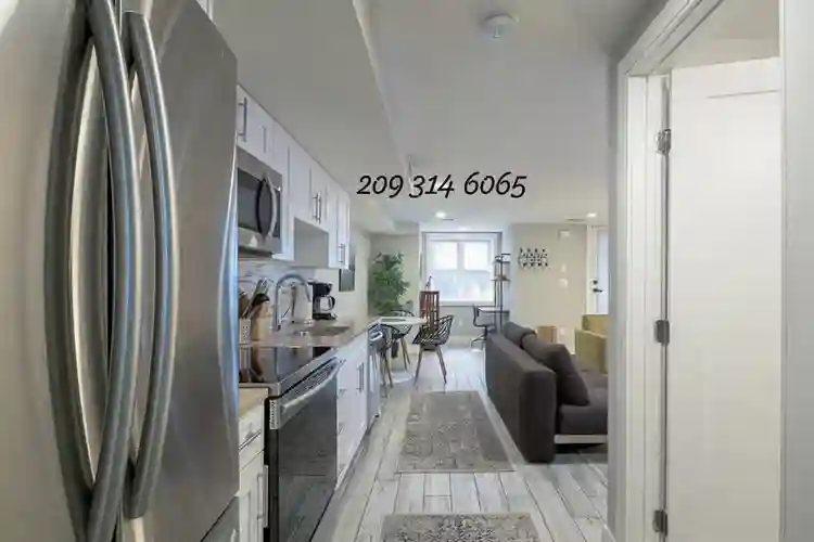 stunningly renovated 1-bedroom,