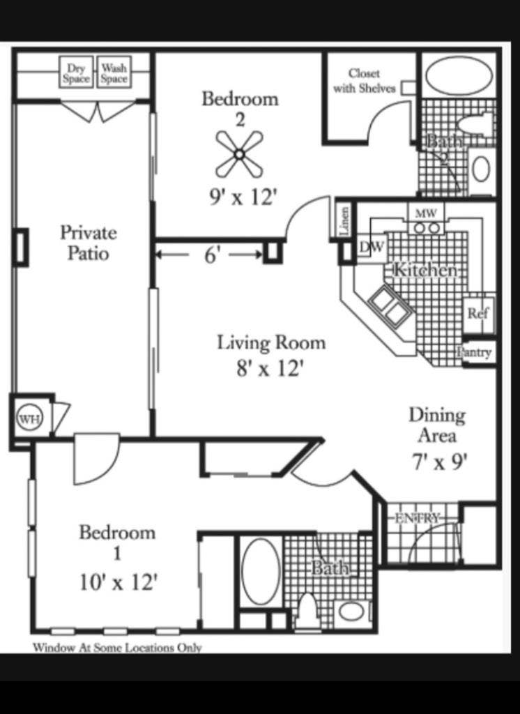 Private bed/bath available
